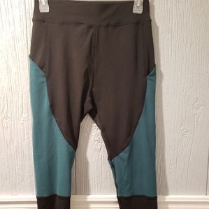 Black and Teal PopFit leggings